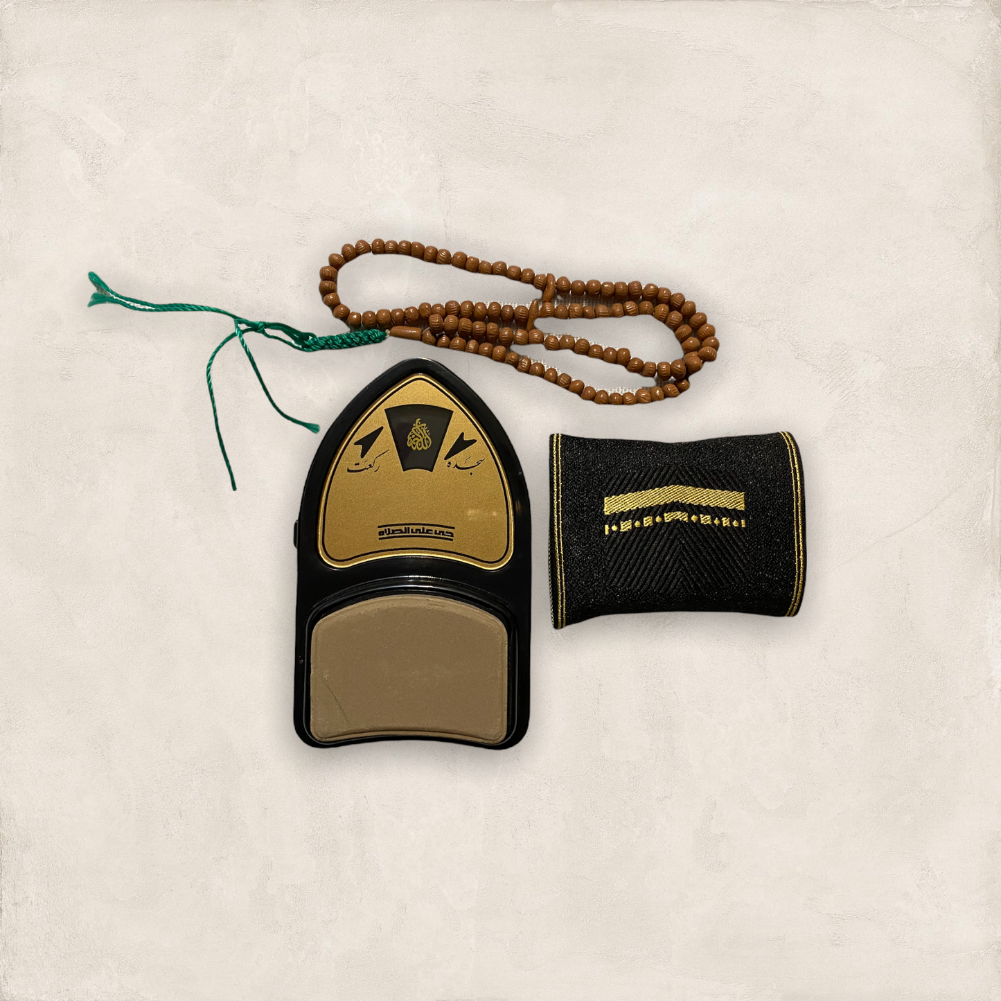 Mohr-e-Ameen Turbah with Counter + Extra Turbah + Tasbeeh Karbala